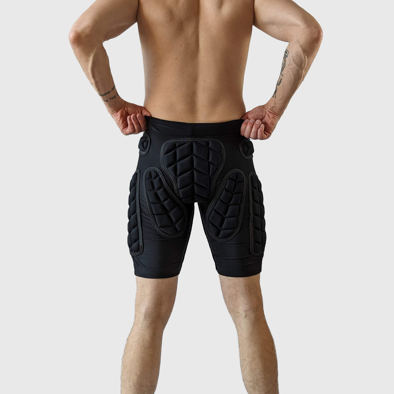 Rippl Black Ice Impact Shorts back shot